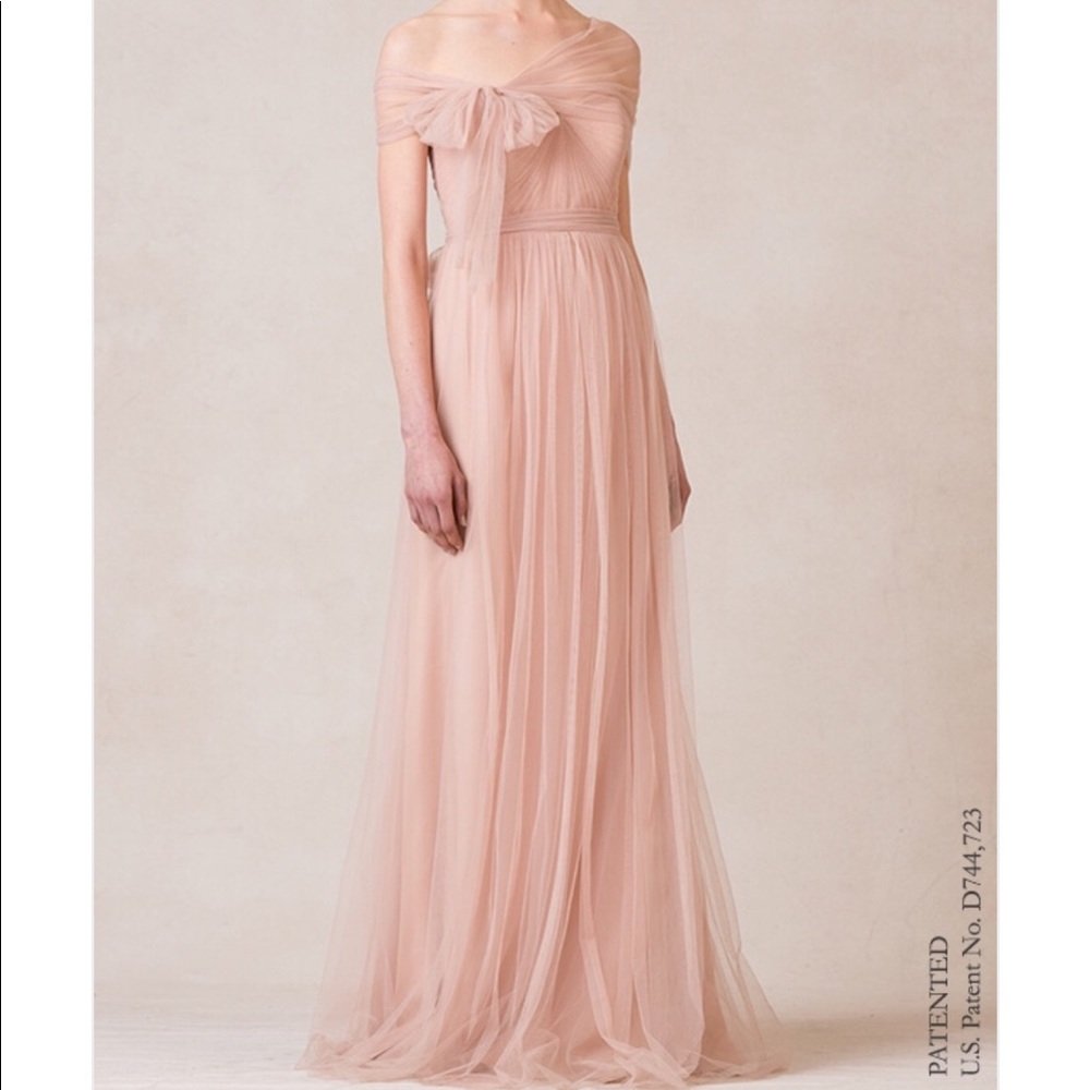 Annabelle Pink Convertible Bridesmaid Dress